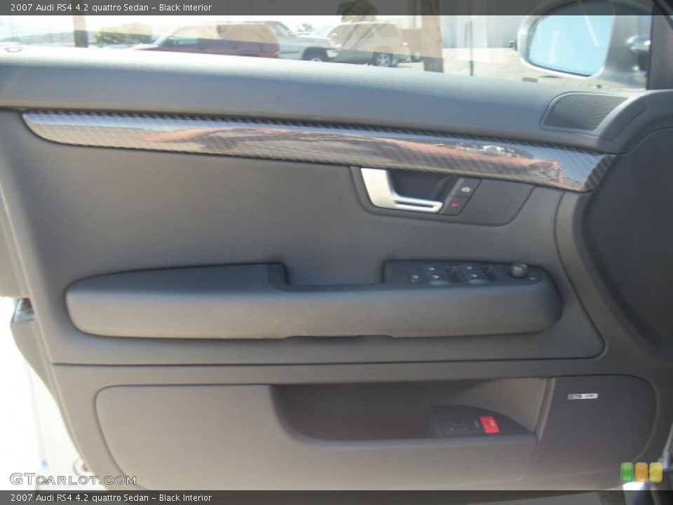 Black Interior Door Panel for the 2007 Audi RS4 4.2 quattro Sedan #51564615