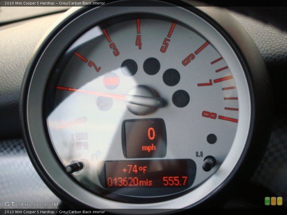 Grey/Carbon Black Interior Gauges for the 2010 Mini Cooper S Hardtop #51568098