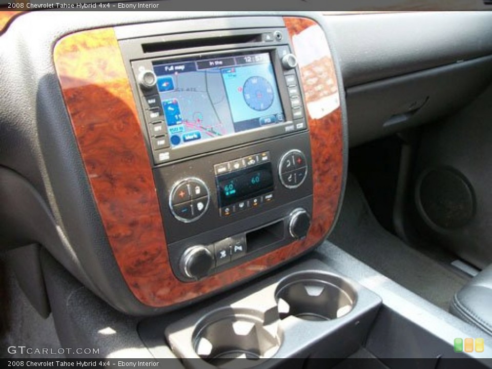 Ebony Interior Controls for the 2008 Chevrolet Tahoe Hybrid 4x4 #51571930