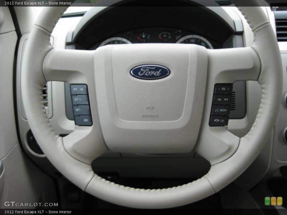 Stone Interior Steering Wheel for the 2012 Ford Escape XLT #51572530