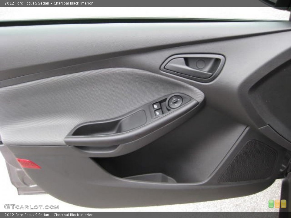 Charcoal Black Interior Door Panel for the 2012 Ford Focus S Sedan #51572758