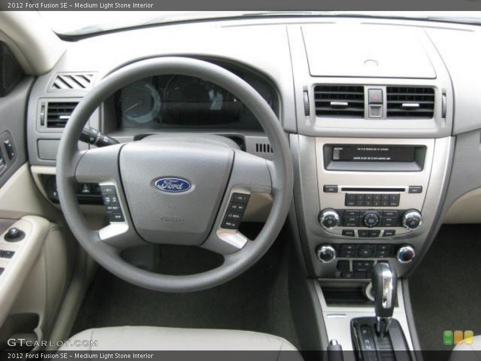 Medium Light Stone Interior Dashboard for the 2012 Ford Fusion SE #51573277