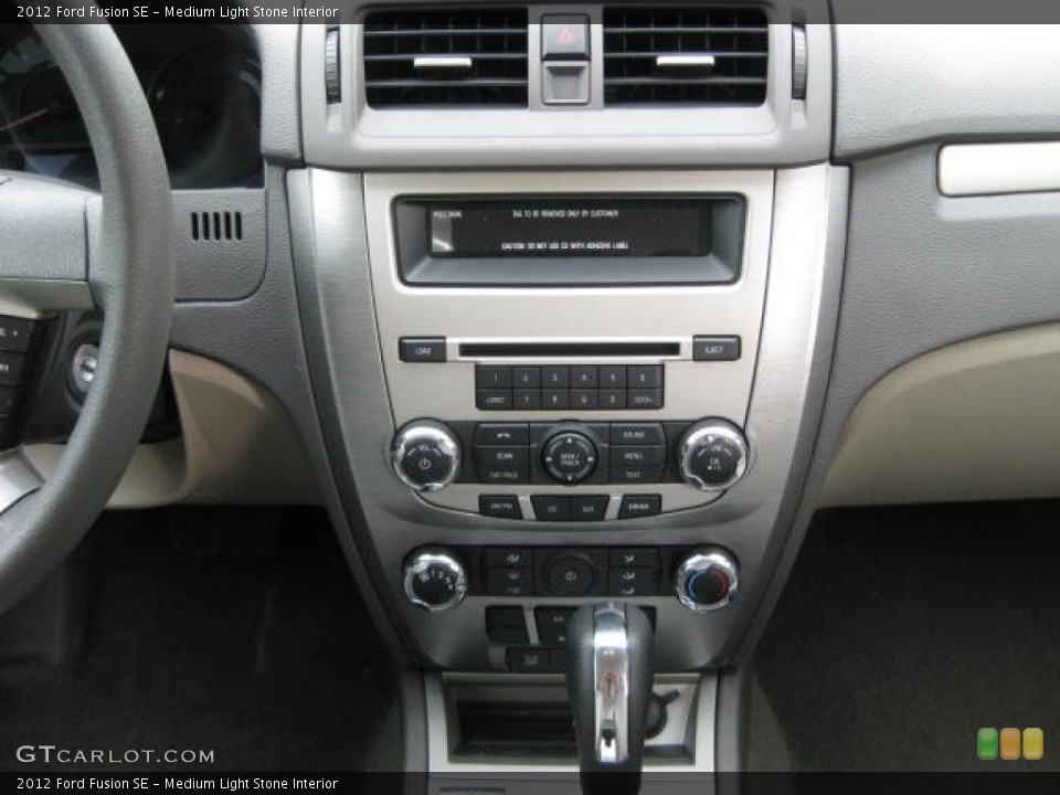 Medium Light Stone Interior Controls for the 2012 Ford Fusion SE #51573286