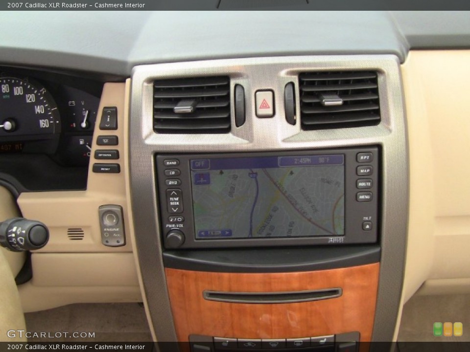 Cashmere Interior Navigation for the 2007 Cadillac XLR Roadster #51573706