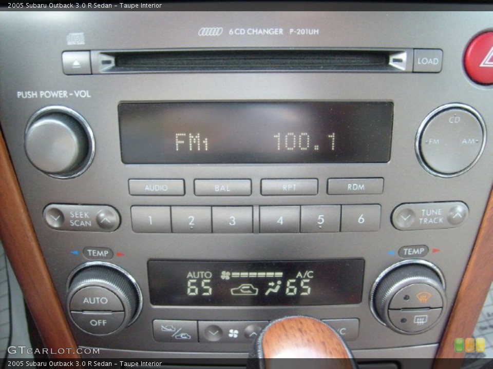 Taupe Interior Controls for the 2005 Subaru Outback 3.0 R Sedan #51575293
