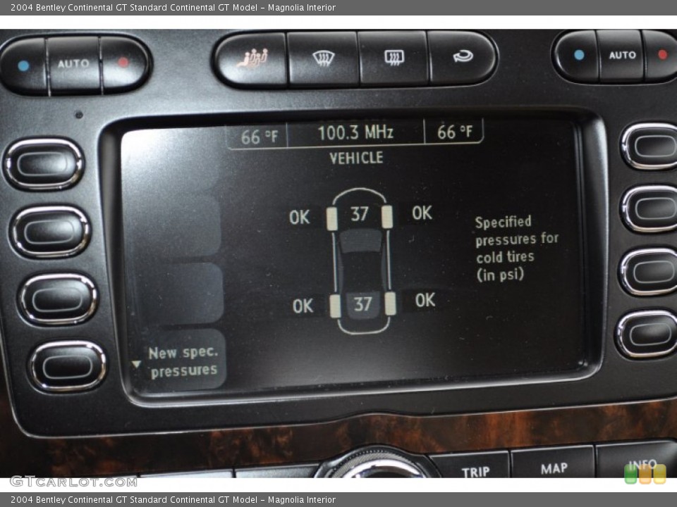 Magnolia Interior Controls for the 2004 Bentley Continental GT  #51576766