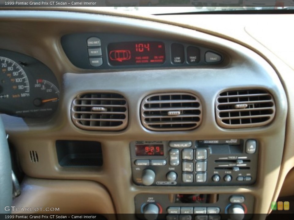 Camel Interior Controls for the 1999 Pontiac Grand Prix GT Sedan #51578209