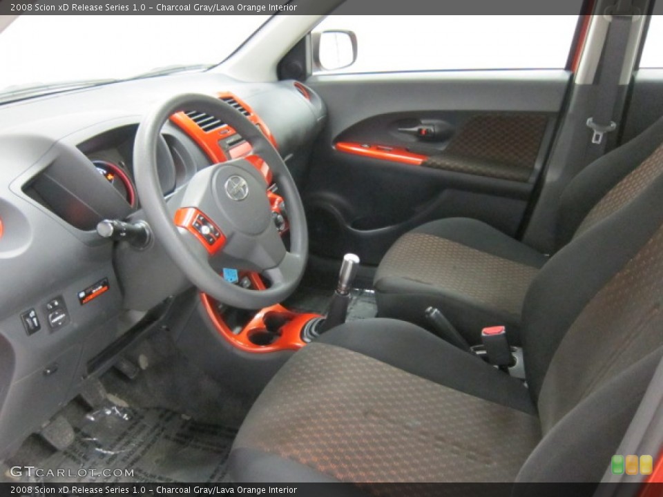 Charcoal Gray/Lava Orange Interior Photo for the 2008 Scion xD Release Series 1.0 #51578296