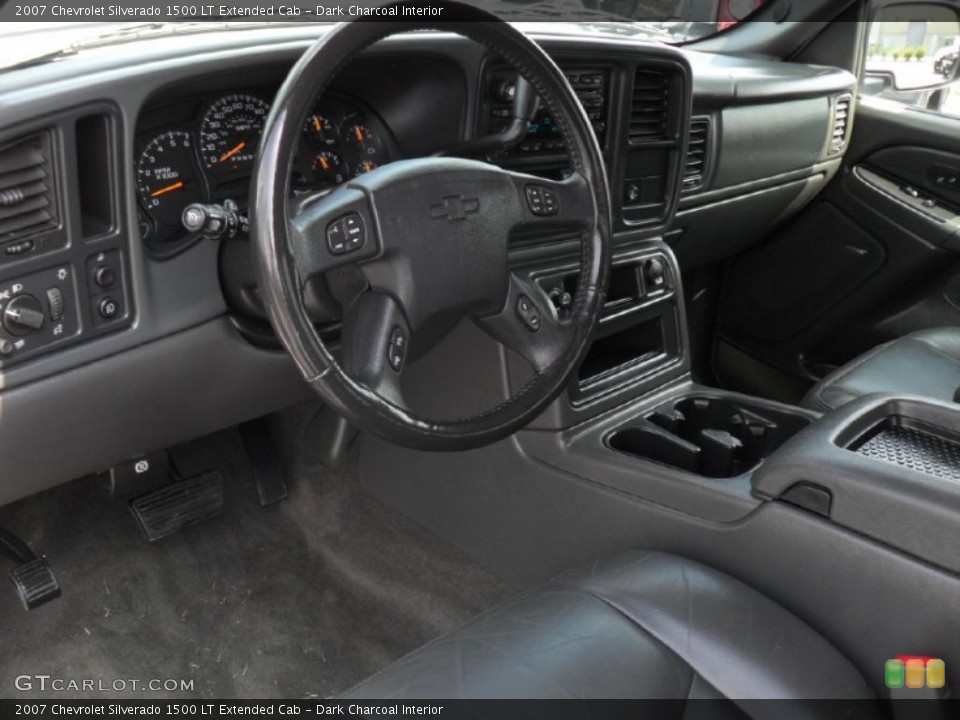 Dark Charcoal Interior Prime Interior for the 2007 Chevrolet Silverado 1500 LT Extended Cab #51579271