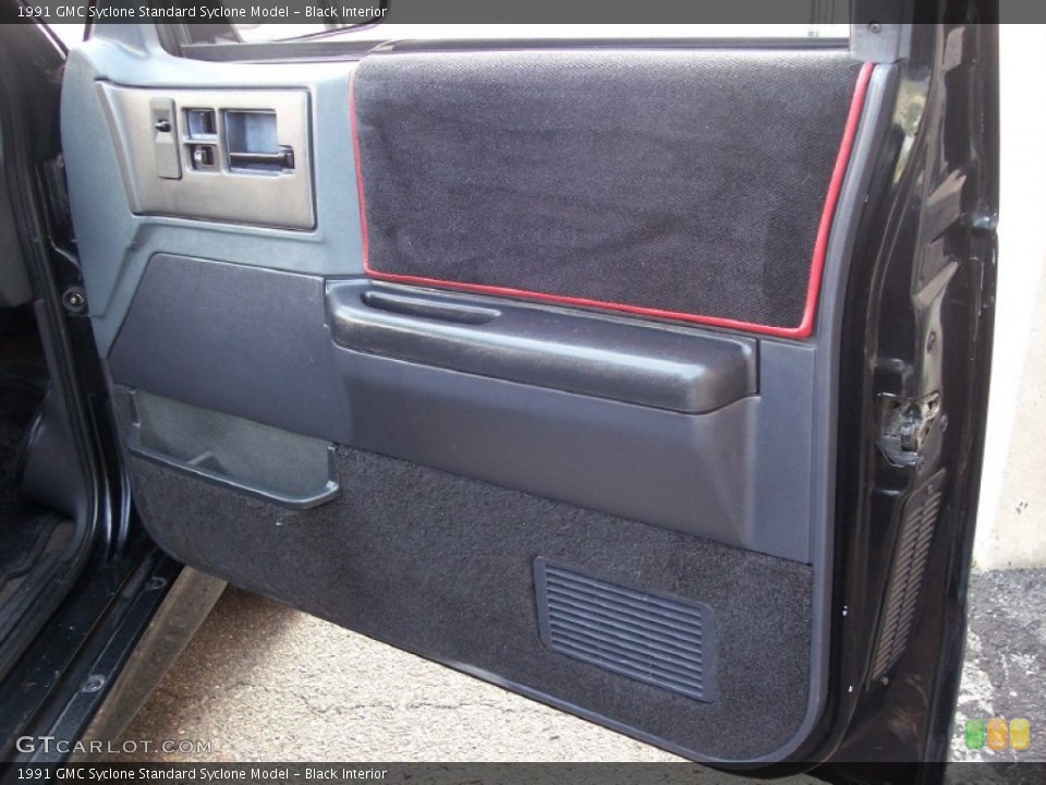 Black Interior Door Panel for the 1991 GMC Syclone  #51580933