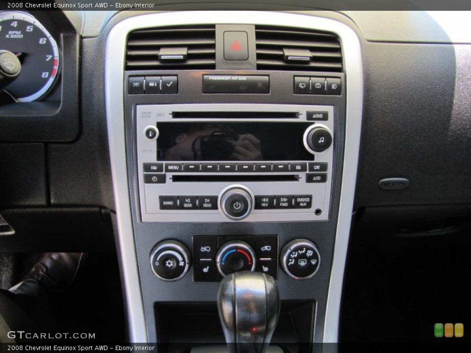 Ebony Interior Controls for the 2008 Chevrolet Equinox Sport AWD #51584143