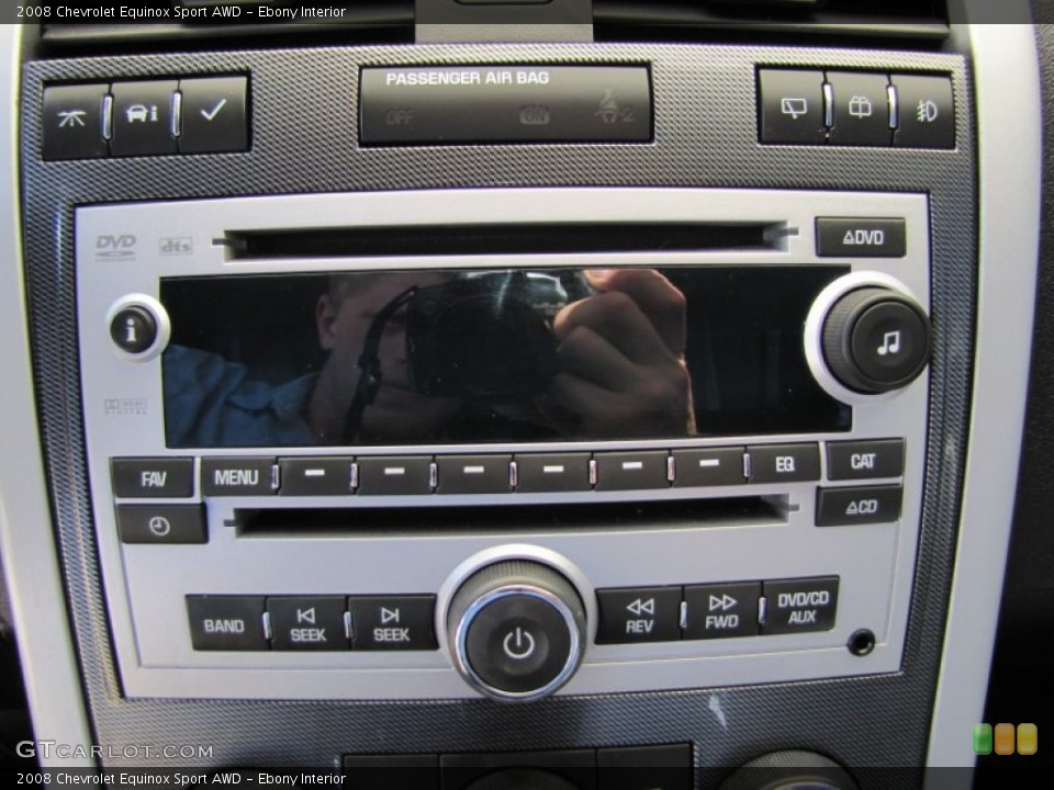 Ebony Interior Controls for the 2008 Chevrolet Equinox Sport AWD #51584161