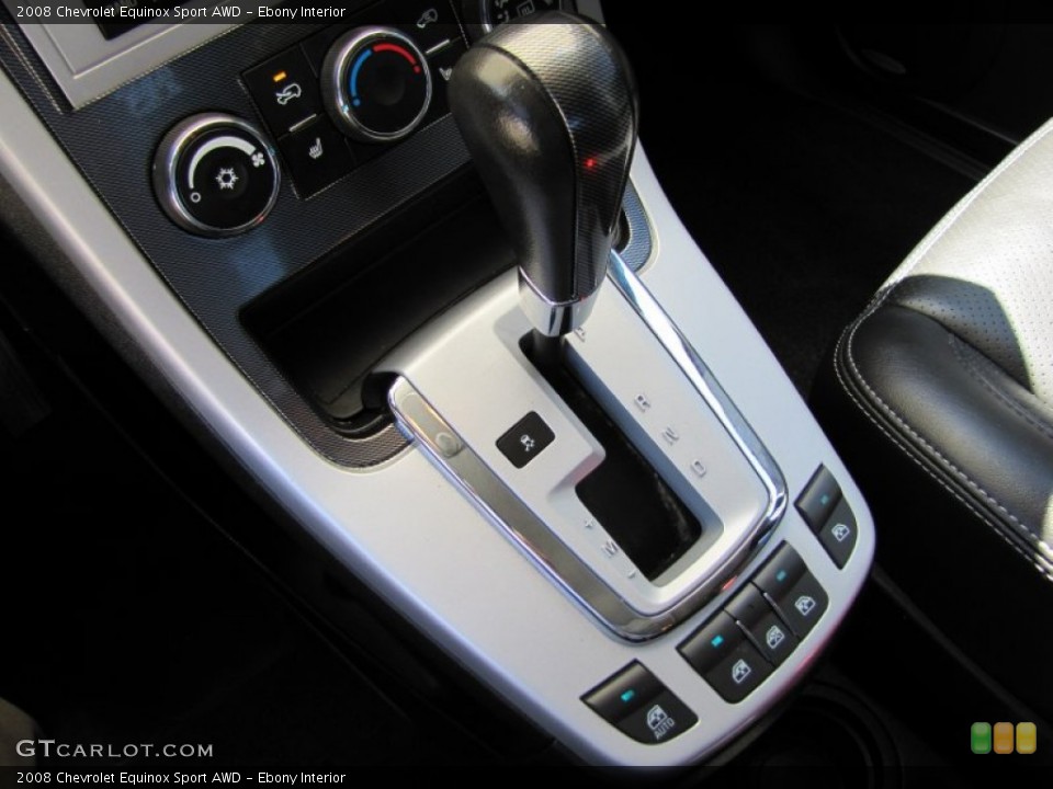 Ebony Interior Transmission for the 2008 Chevrolet Equinox Sport AWD #51584197