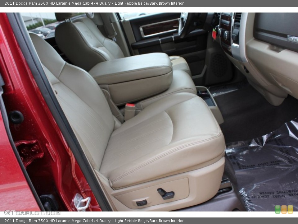 Light Pebble Beige/Bark Brown Interior Photo for the 2011 Dodge Ram 3500 HD Laramie Mega Cab 4x4 Dually #51584578