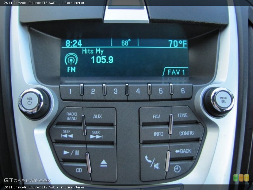 Jet Black Interior Controls for the 2011 Chevrolet Equinox LTZ AWD #51585109