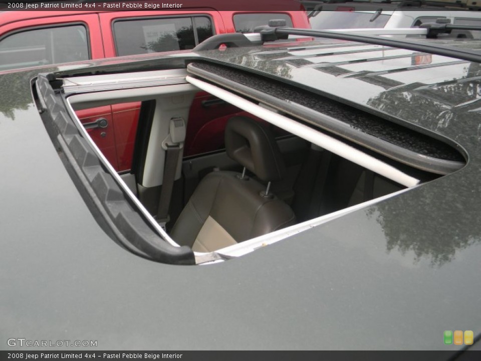 Pastel Pebble Beige Interior Sunroof for the 2008 Jeep Patriot Limited 4x4 #51585250