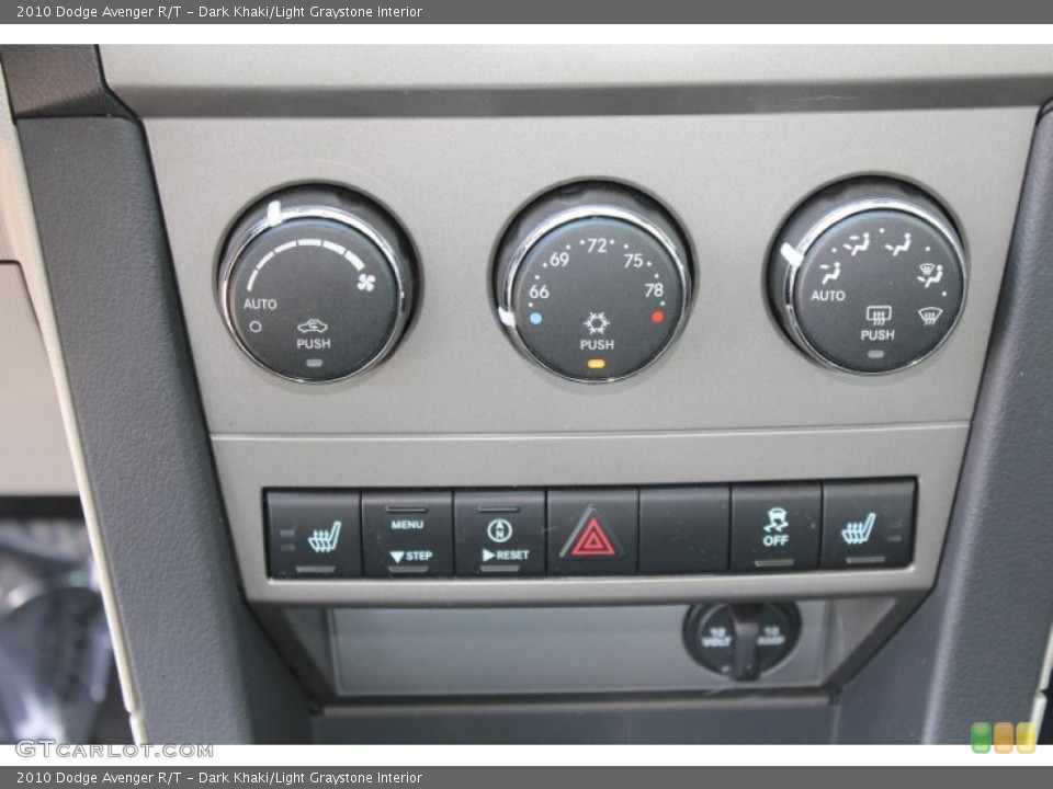 Dark Khaki/Light Graystone Interior Controls for the 2010 Dodge Avenger R/T #51585283