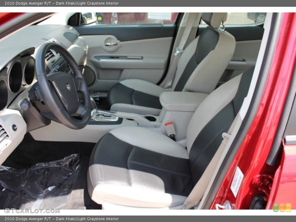 Dark Khaki/Light Graystone Interior Photo for the 2010 Dodge Avenger R/T #51585496