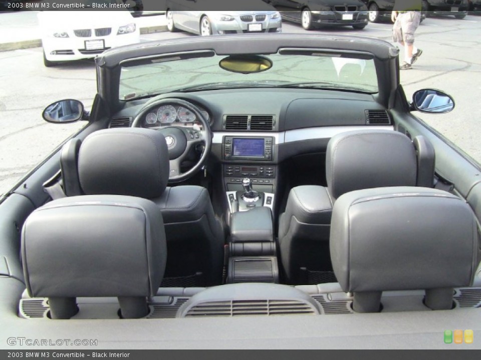 Black Interior Photo for the 2003 BMW M3 Convertible #51585646