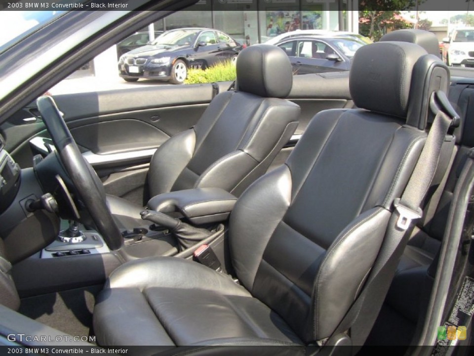 Black Interior Photo for the 2003 BMW M3 Convertible #51585691