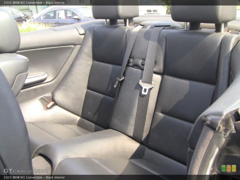Black Interior Photo for the 2003 BMW M3 Convertible #51585721