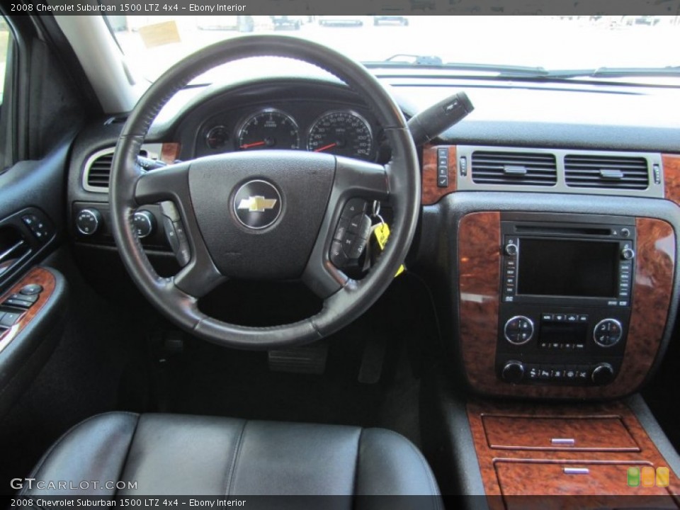Ebony Interior Dashboard for the 2008 Chevrolet Suburban 1500 LTZ 4x4 #51585889