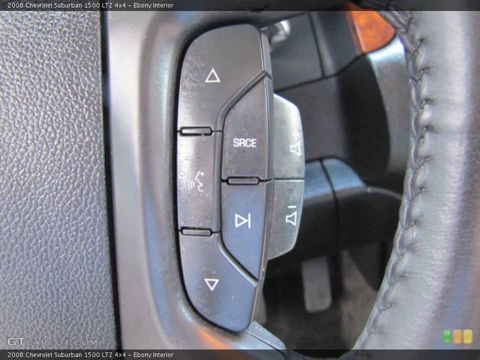 Ebony Interior Controls for the 2008 Chevrolet Suburban 1500 LTZ 4x4 #51585946
