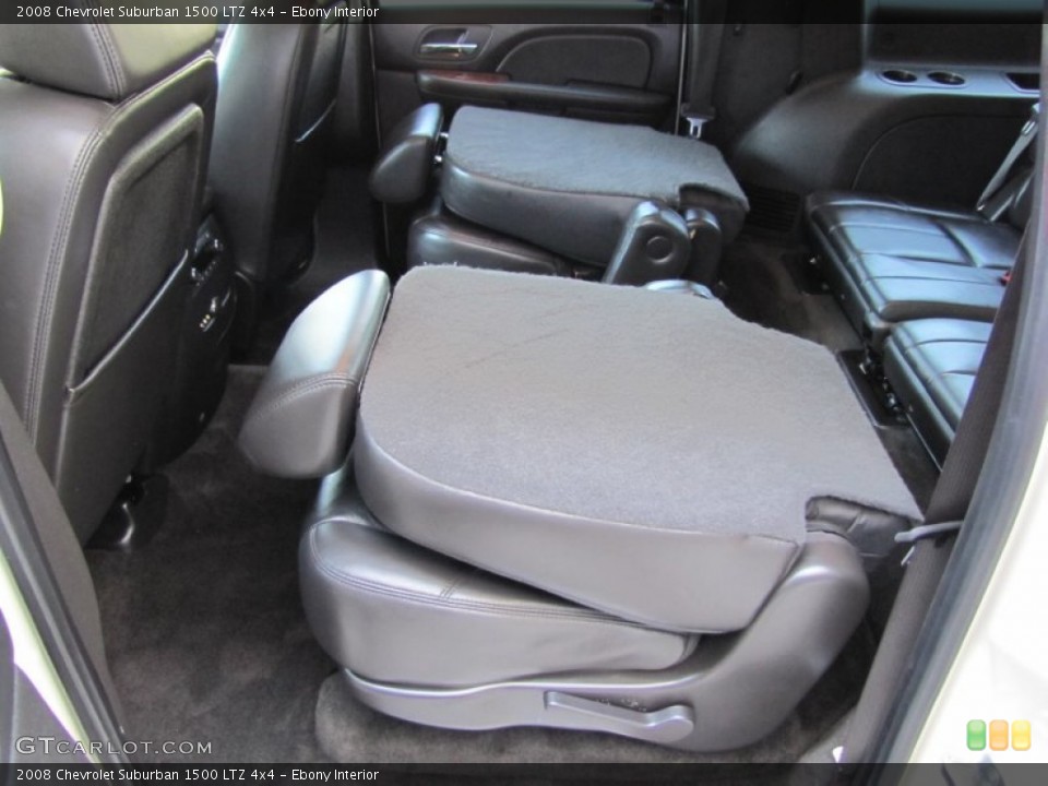 Ebony Interior Photo for the 2008 Chevrolet Suburban 1500 LTZ 4x4 #51586222