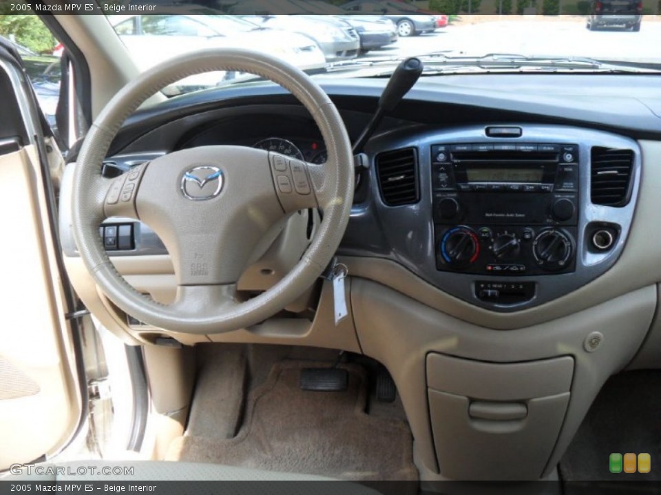 Beige Interior Dashboard for the 2005 Mazda MPV ES #51588349