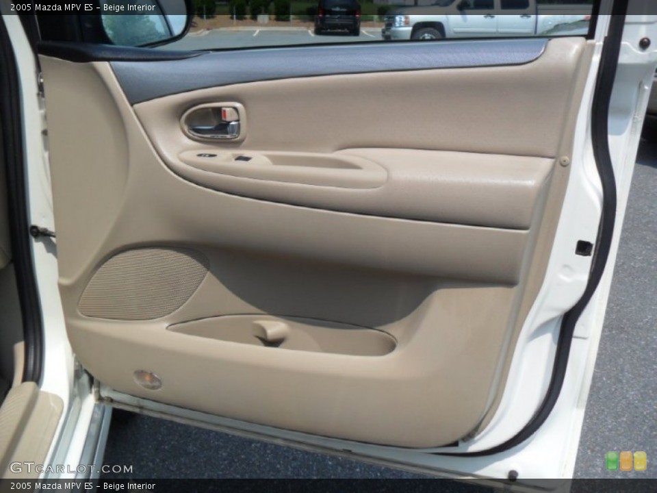 Beige Interior Door Panel for the 2005 Mazda MPV ES #51588436
