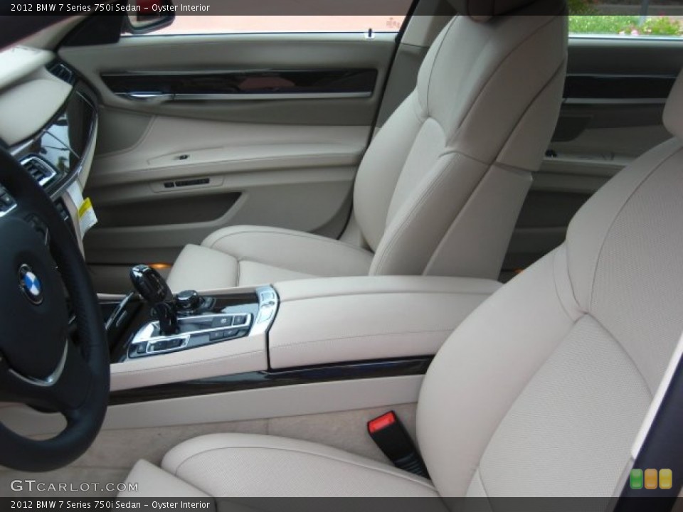 Oyster Interior Photo for the 2012 BMW 7 Series 750i Sedan #51589414