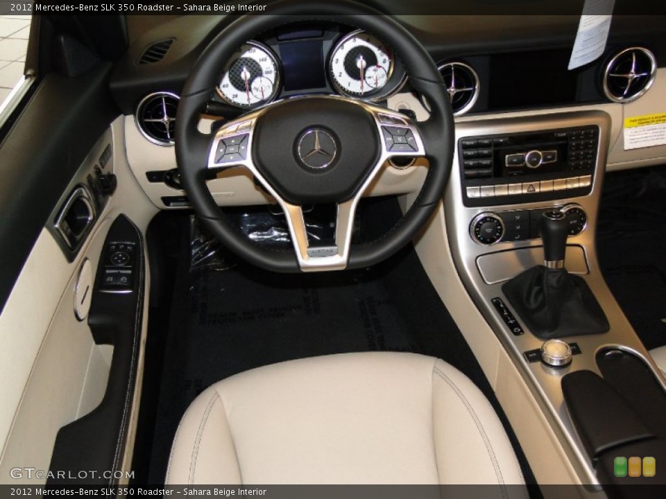 Sahara Beige Interior Dashboard for the 2012 Mercedes-Benz SLK 350 Roadster #51591928