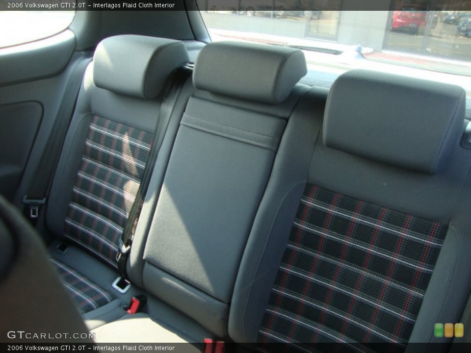 Interlagos Plaid Cloth 2006 Volkswagen GTI Interiors
