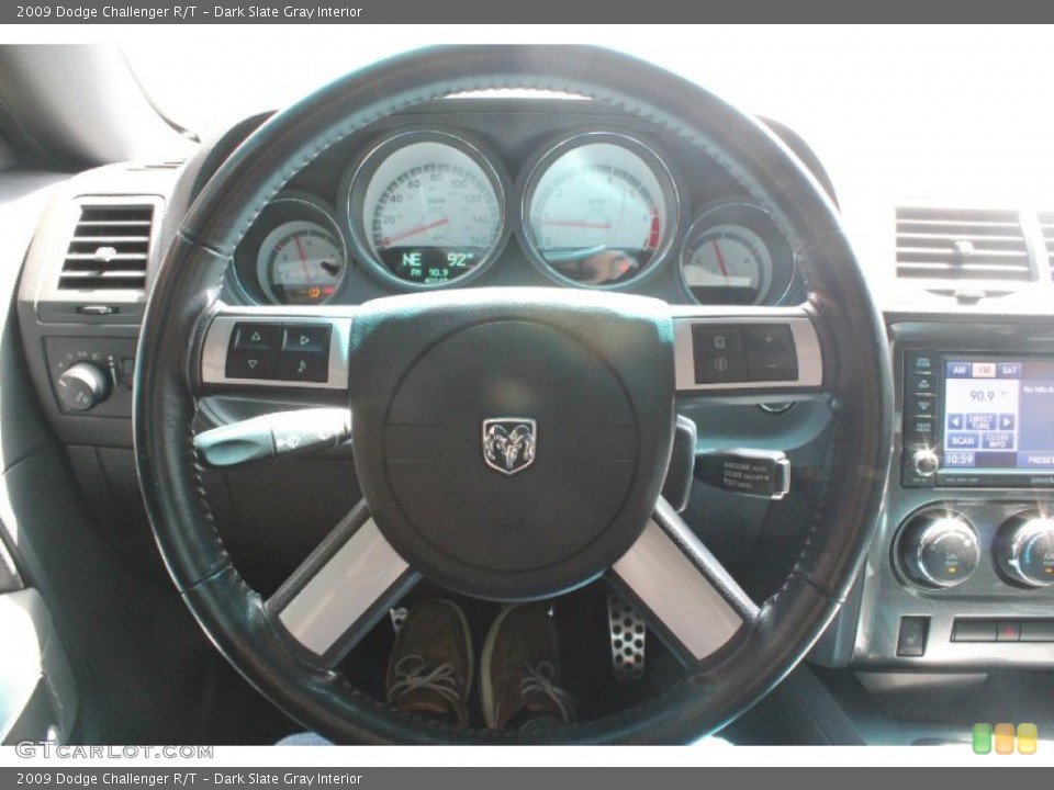 Dark Slate Gray Interior Steering Wheel for the 2009 Dodge Challenger R/T #51594475