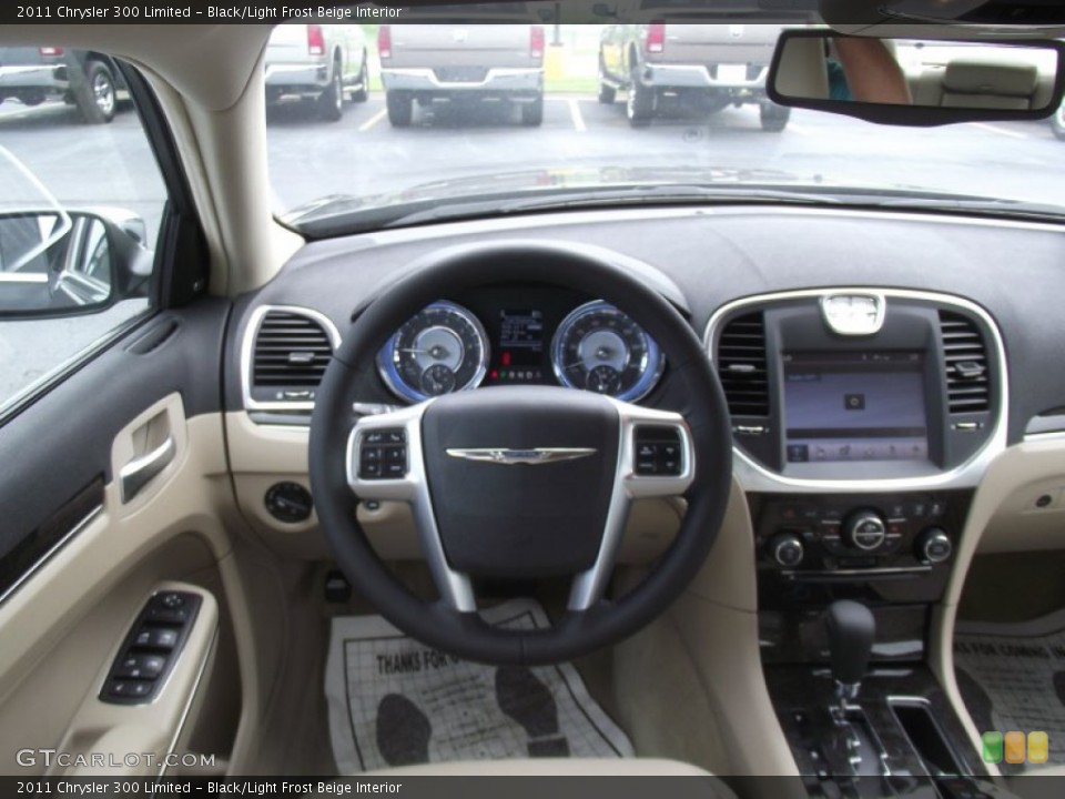 Black/Light Frost Beige Interior Dashboard for the 2011 Chrysler 300 Limited #51594691