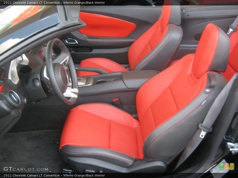 Inferno Orange/Black Interior Photo for the 2011 Chevrolet Camaro LT Convertible #51597535