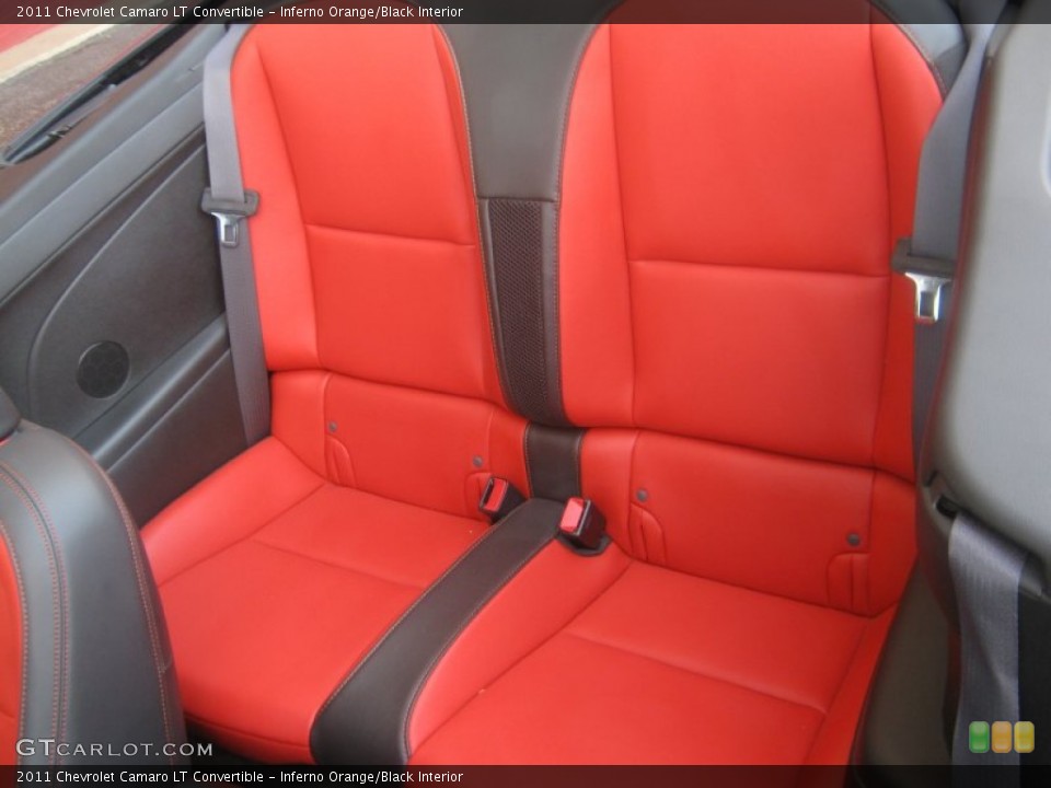 Inferno Orange/Black Interior Photo for the 2011 Chevrolet Camaro LT Convertible #51597559