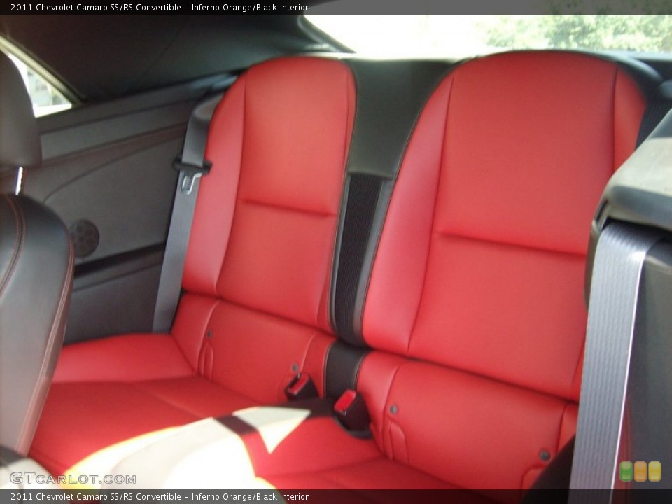 Inferno Orange/Black Interior Photo for the 2011 Chevrolet Camaro SS/RS Convertible #51599080