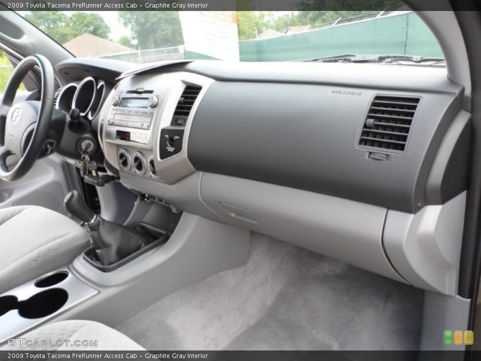 Graphite Gray Interior Dashboard for the 2009 Toyota Tacoma PreRunner Access Cab #51599500