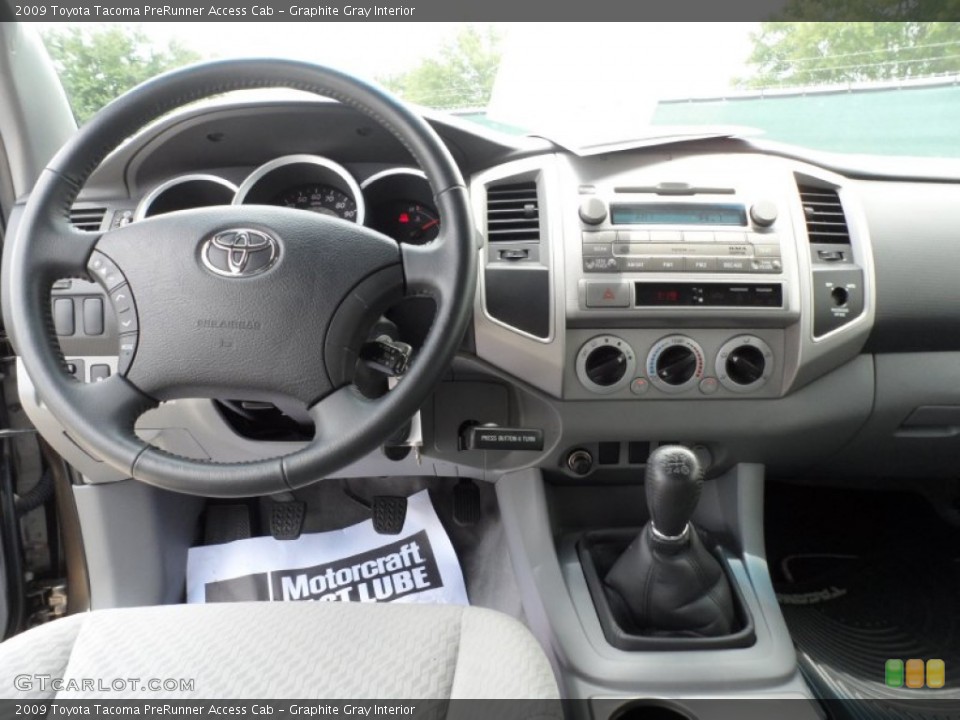 Graphite Gray Interior Dashboard for the 2009 Toyota Tacoma PreRunner Access Cab #51599662