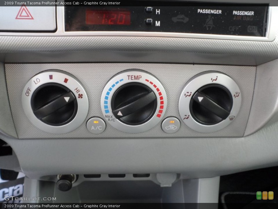 Graphite Gray Interior Controls for the 2009 Toyota Tacoma PreRunner Access Cab #51599710
