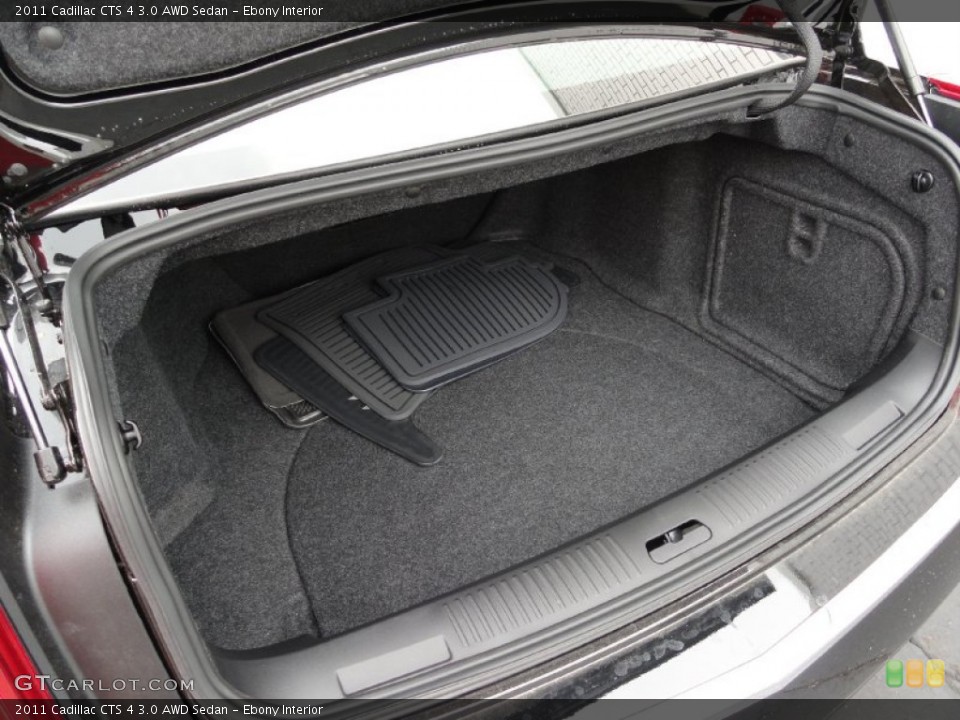 Ebony Interior Trunk for the 2011 Cadillac CTS 4 3.0 AWD Sedan #51600844