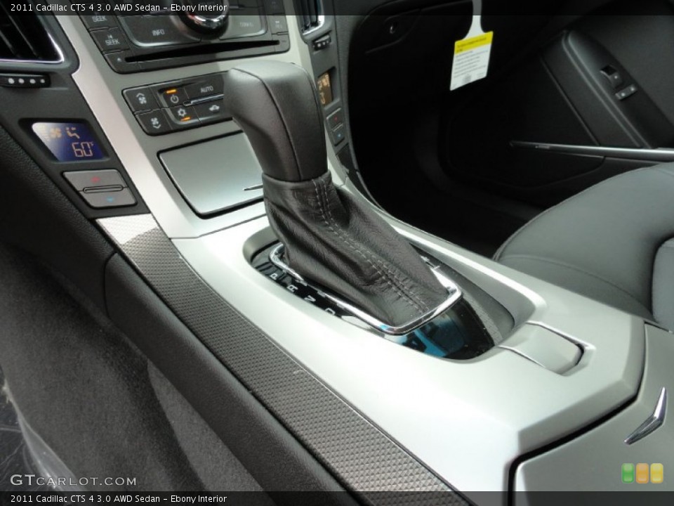 Ebony Interior Transmission for the 2011 Cadillac CTS 4 3.0 AWD Sedan #51600898