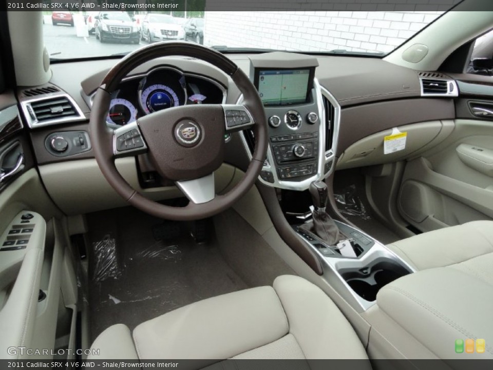 Shale/Brownstone Interior Prime Interior for the 2011 Cadillac SRX 4 V6 AWD #51601702