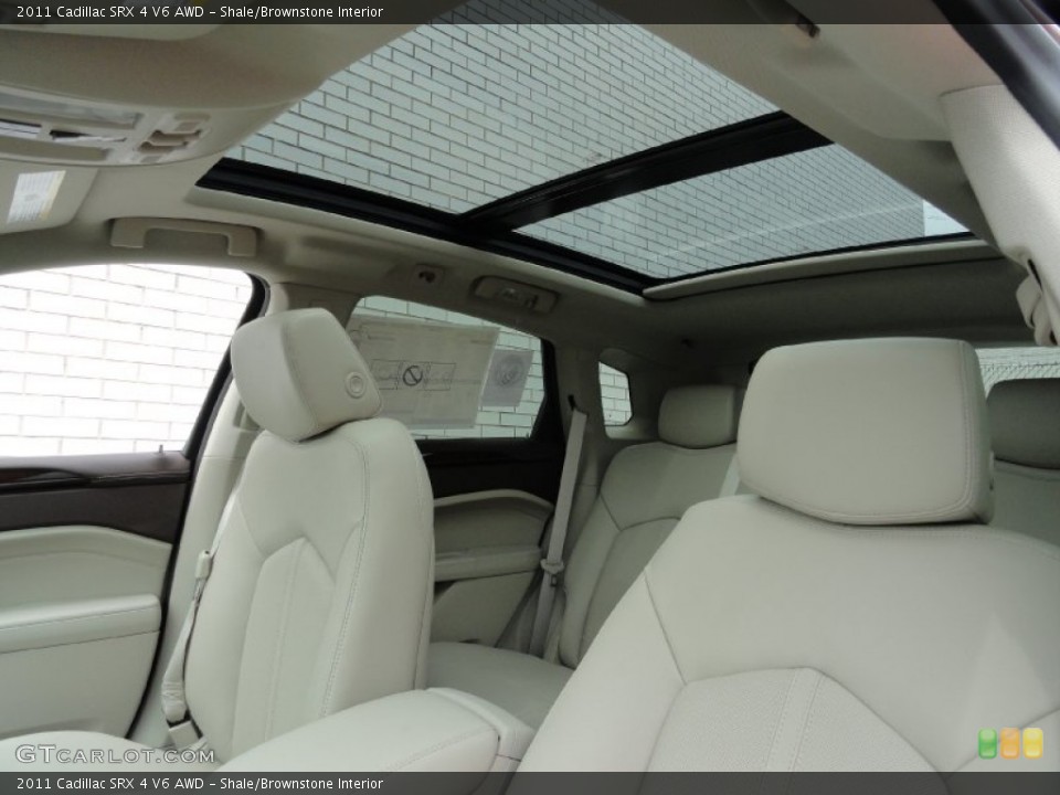 Shale/Brownstone Interior Sunroof for the 2011 Cadillac SRX 4 V6 AWD #51601732