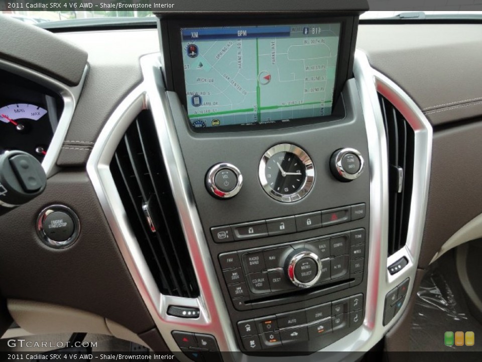 Shale/Brownstone Interior Navigation for the 2011 Cadillac SRX 4 V6 AWD #51601843