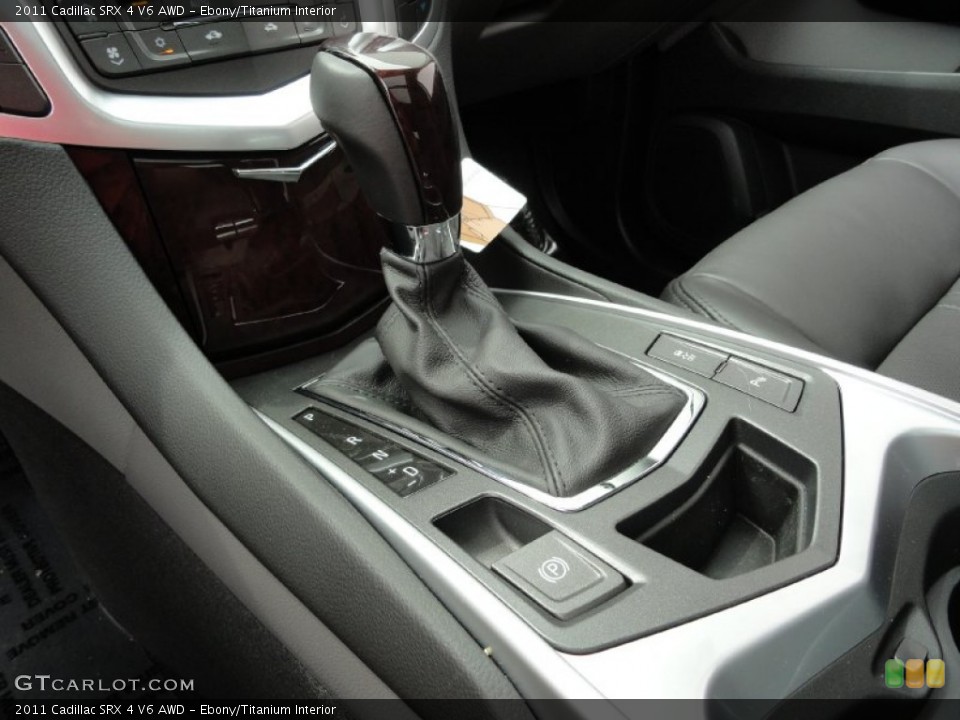 Ebony/Titanium Interior Transmission for the 2011 Cadillac SRX 4 V6 AWD #51602140
