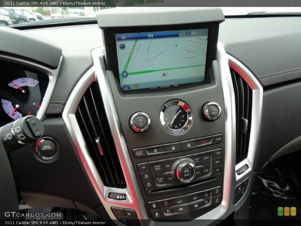 Ebony/Titanium Interior Navigation for the 2011 Cadillac SRX 4 V6 AWD #51602149