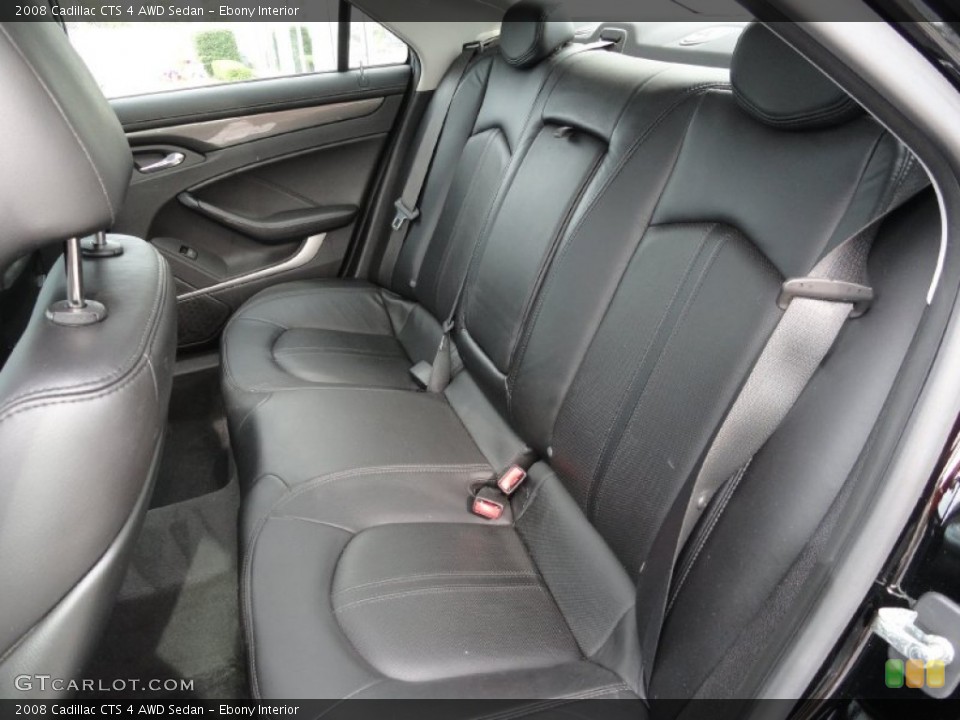 Ebony Interior Photo for the 2008 Cadillac CTS 4 AWD Sedan #51603325