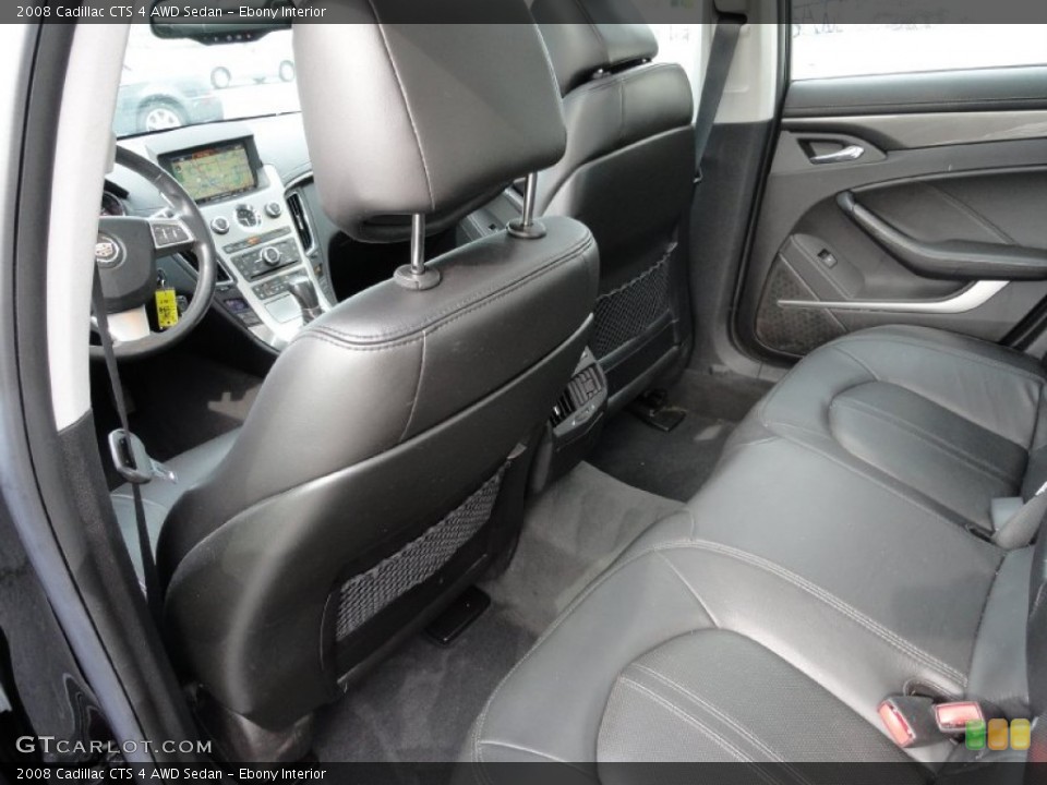 Ebony Interior Photo for the 2008 Cadillac CTS 4 AWD Sedan #51603340